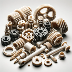 Acetal plastics cut to size by Sterling Plastics.